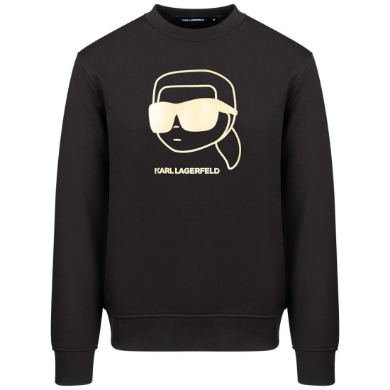 Karl Lagerfeld Μαύρο Φούτερ C Neck  - 705462 551900