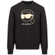 Karl Lagerfeld Μαύρο Φούτερ C Neck  - 705462 551900