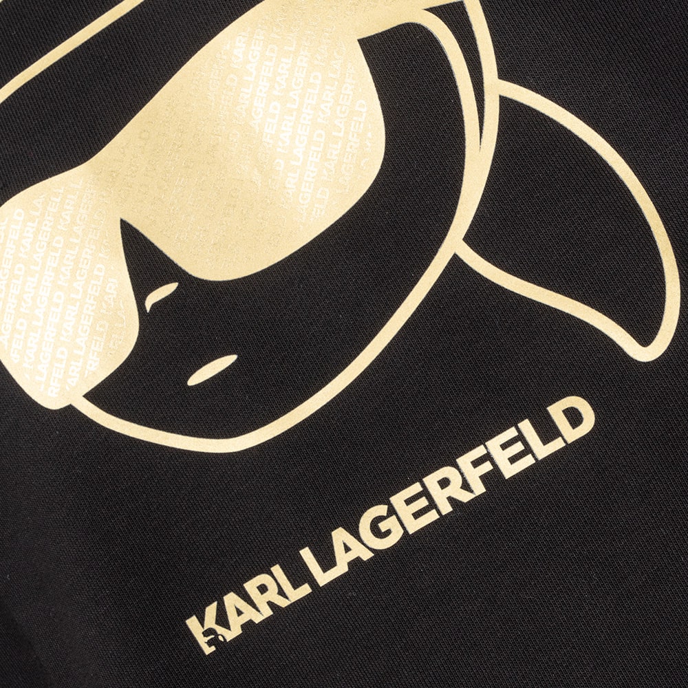 Karl Lagerfeld Μαύρο Φούτερ C Neck  - 705462 551900