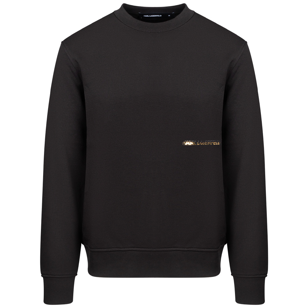 Karl Lagerfeld Μαύρο Φούτερ C Neck - 705463 551900