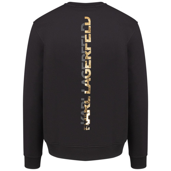 Karl Lagerfeld Μαύρο Φούτερ C Neck - 705463 551900