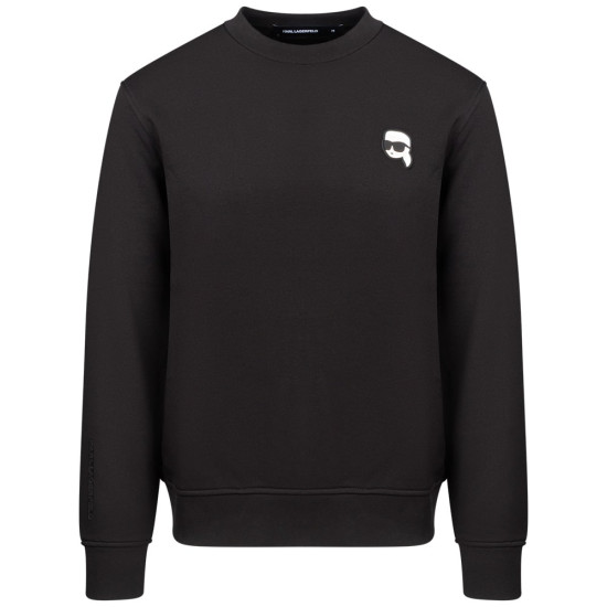 Karl Lagerfeld Μαύρο Φούτερ C Neck - 705710 500900