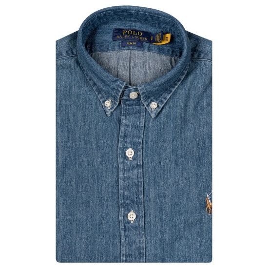 Polo Ralph Lauren Μπλε Πουκάμισο Denim - 710548539001