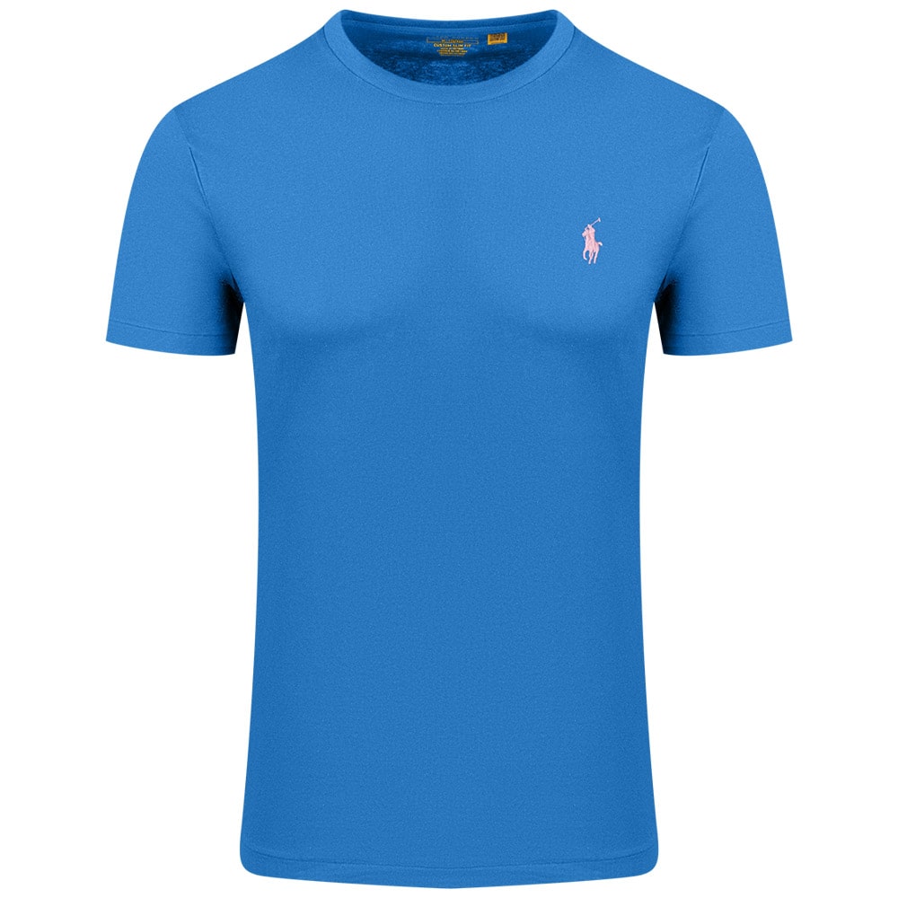 Polo Ralph Lauren Γαλάζιο T-shirt C Neck - 710671438354