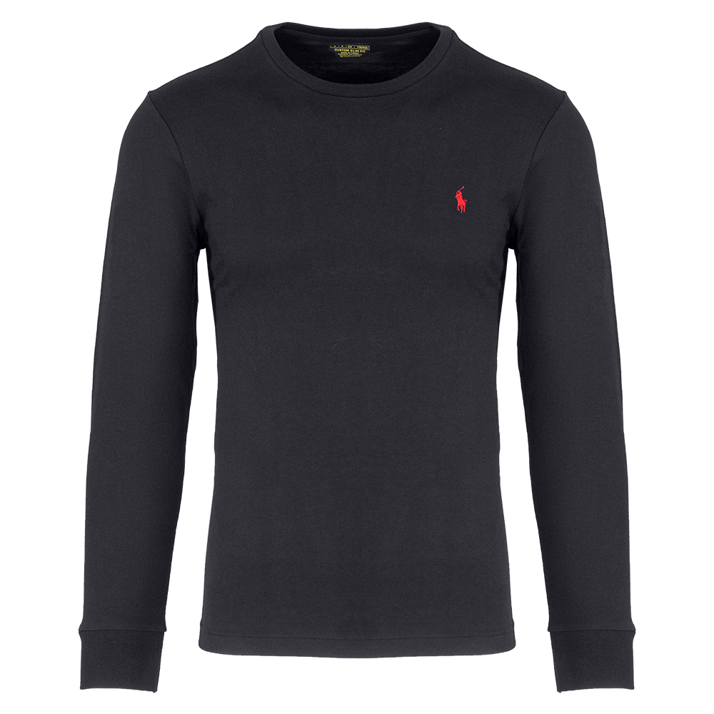 POLO RALPH LAUREN Μαύρη Μπλούζα C Neck - 710671468024