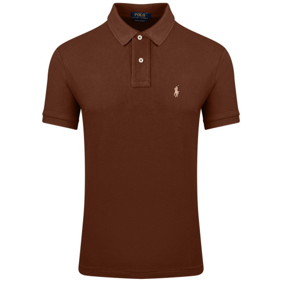 Polo Ralph Lauren Καφέ Κοντομάνικο polo - 710680784319