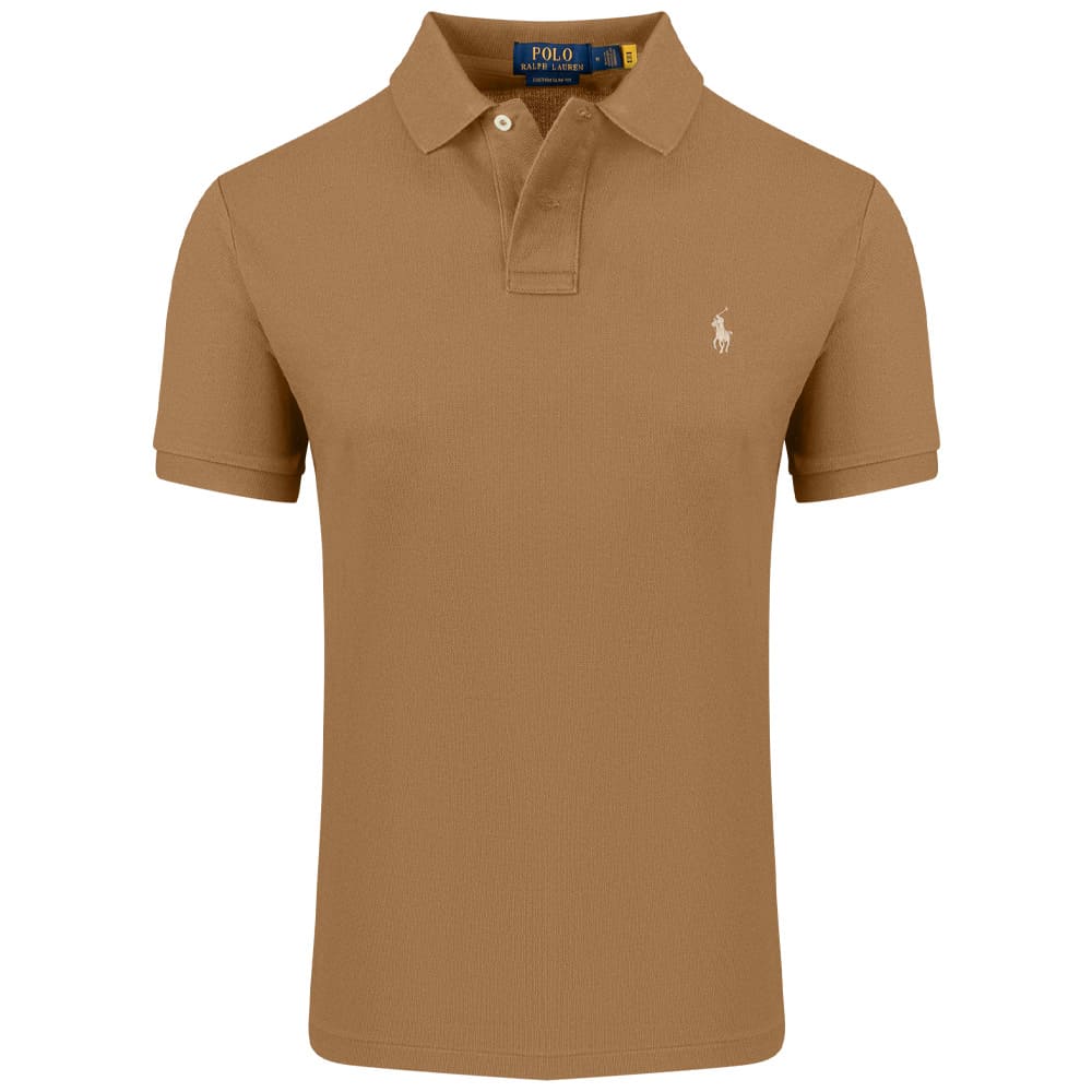 Polo Ralph Lauren Μπεζ Κοντομάνικο polo - 710680784332