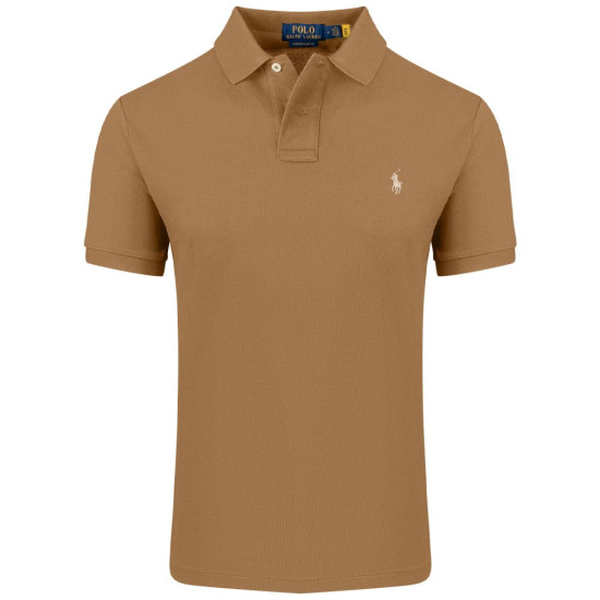 Polo Ralph Lauren Μπεζ Κοντομάνικο polo - 710680784332