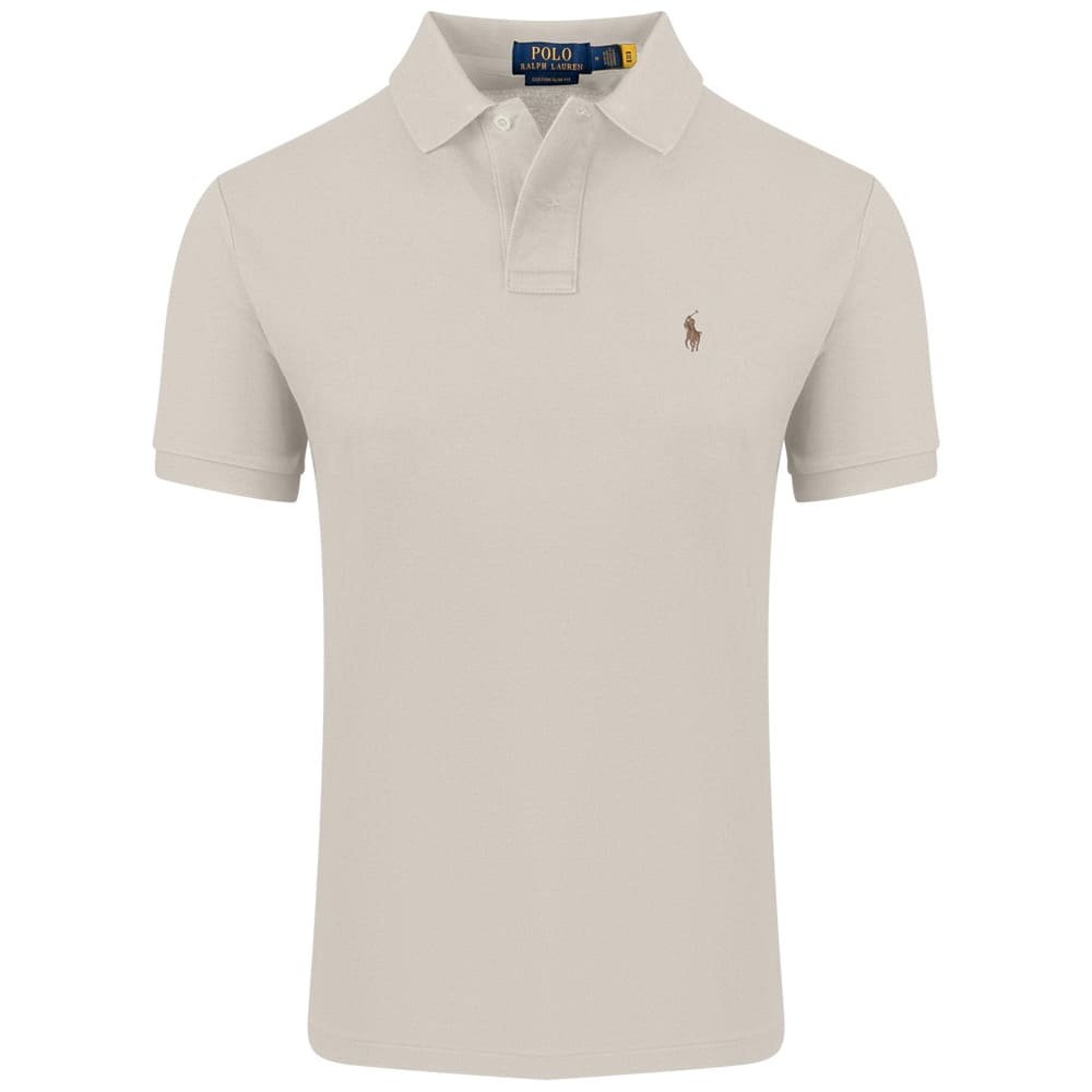 Polo Ralph Lauren Εκρού Κοντομάνικο polo - 710680784372