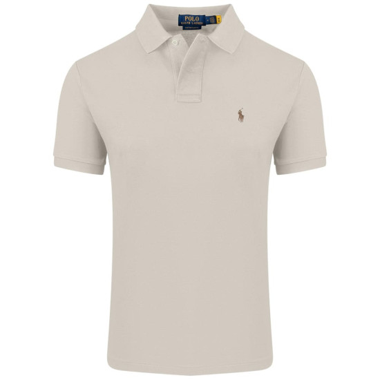 Polo Ralph Lauren Εκρού Κοντομάνικο polo - 710680784372
