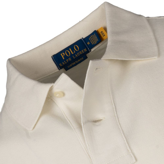 Polo Ralph Lauren Εκρού Κοντομάνικο polo - 710680784372