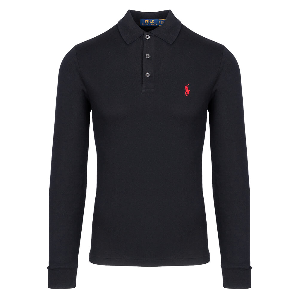 POLO RALPH LAUREN Μαύρο Μακρυμάνικο polo - 710680790045