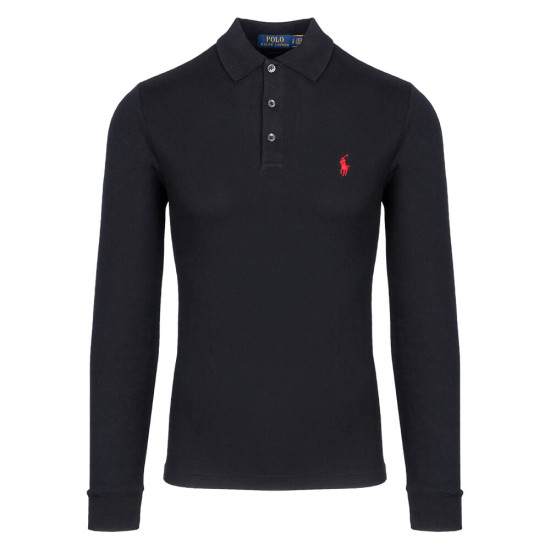 POLO RALPH LAUREN Μαύρο Μακρυμάνικο polo - 710680790045