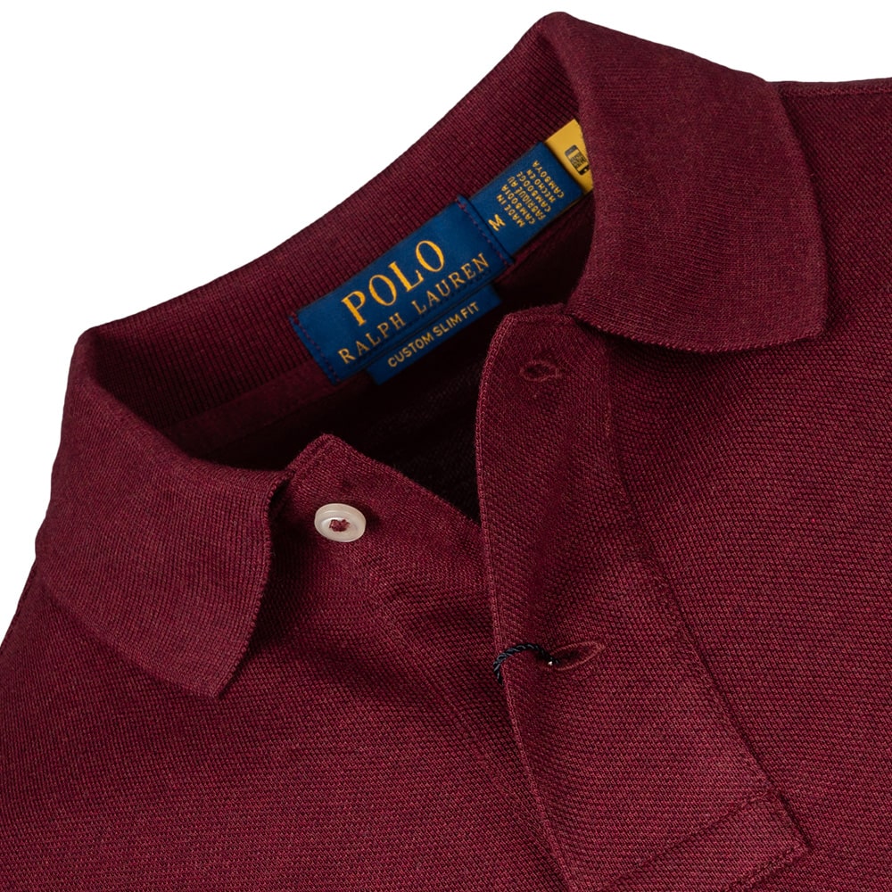 POLO Ralph Lauren Μπορντό Μακρυμάνικο polo - 710680790095