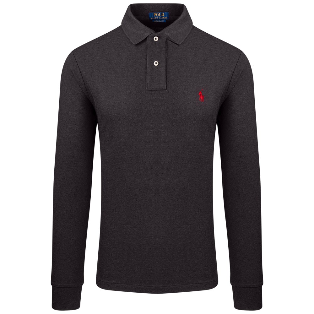 Polo Ralph Lauren Μαύρο Μακρυμάνικο polo - 710681126037