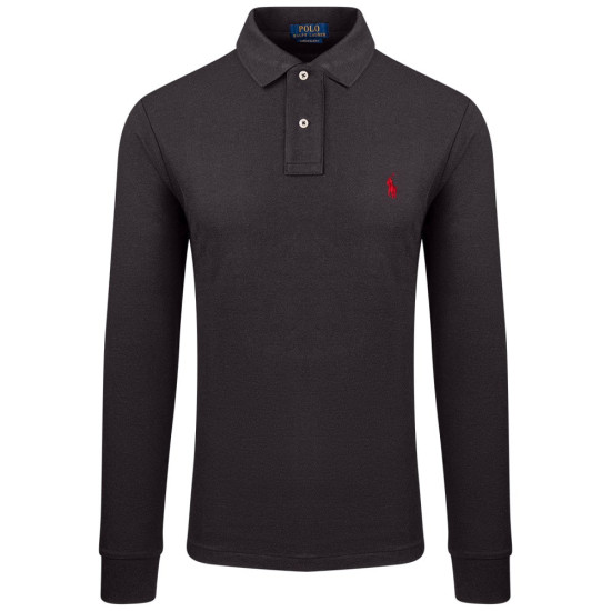 Polo Ralph Lauren Μαύρο Μακρυμάνικο polo - 710681126037