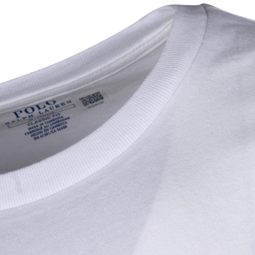 Polo Ralph Lauren Λευκό T-shirt C Neck - 710707087003