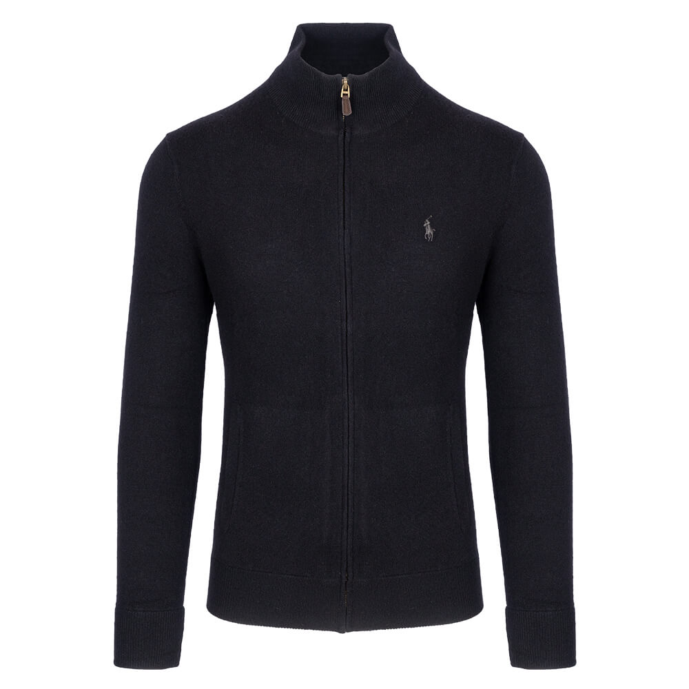 POLO RALPH LAUREN Ζακέτα πλεκτή 100% Wool 710716745001 Μαύρο