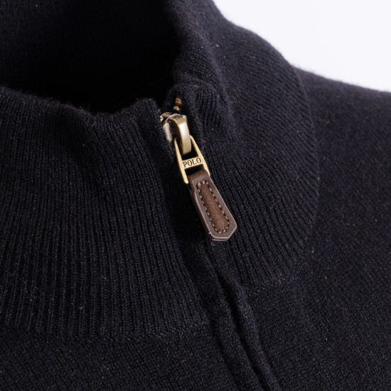 POLO RALPH LAUREN Ζακέτα πλεκτή 100% Wool 710716745001 Μαύρο