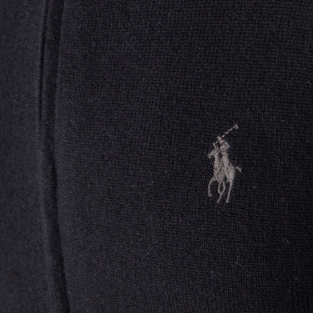 POLO RALPH LAUREN Ζακέτα πλεκτή 100% Wool 710716745001 Μαύρο