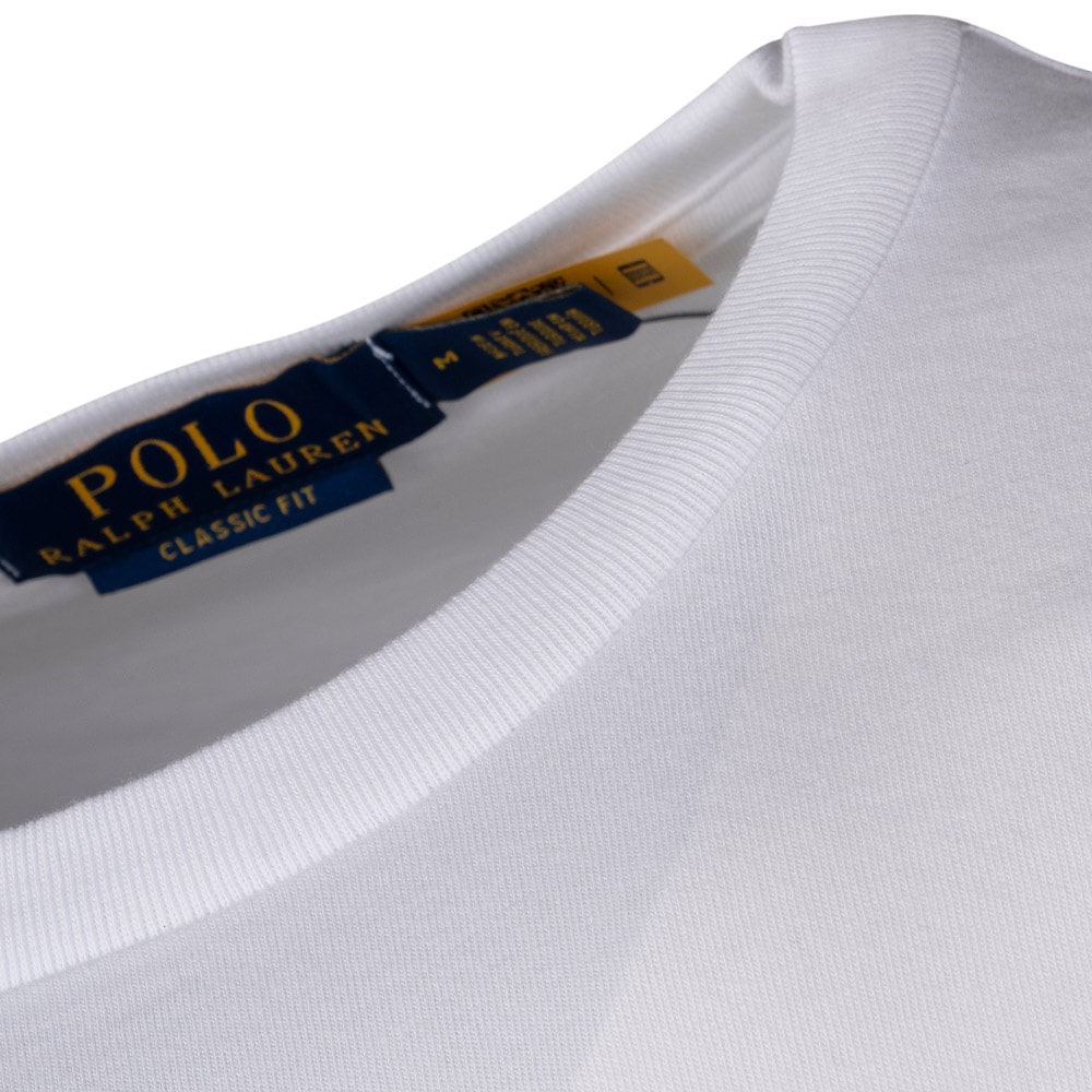Polo Ralph Lauren Λευκό T-shirt C Neck - 710854497032