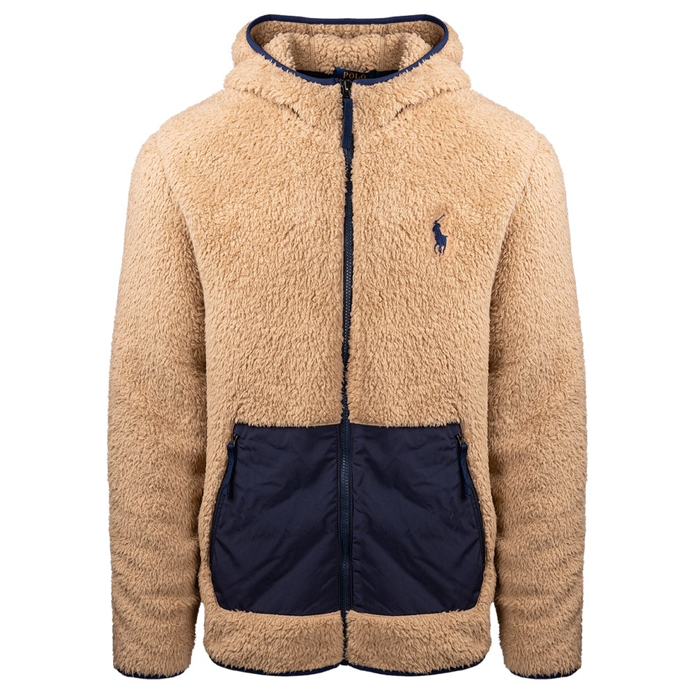 Polo Ralph Μπεζ Lauren Ζακέτα Hoodie - 710880752003
