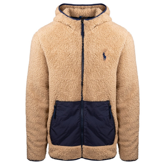 Polo Ralph Μπεζ Lauren Ζακέτα Hoodie - 710880752003