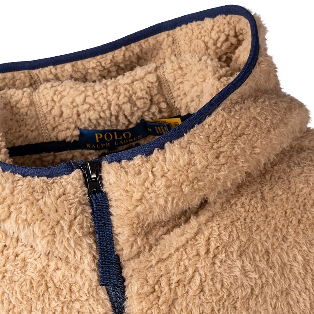 Polo Ralph Μπεζ Lauren Ζακέτα Hoodie - 710880752003