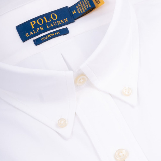 Polo Ralph Lauren Λευκό Πουκάμισο Button Down - 710928255002