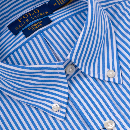 Polo Ralph Lauren Μπλε Πουκάμισο Button Down - 710929346001