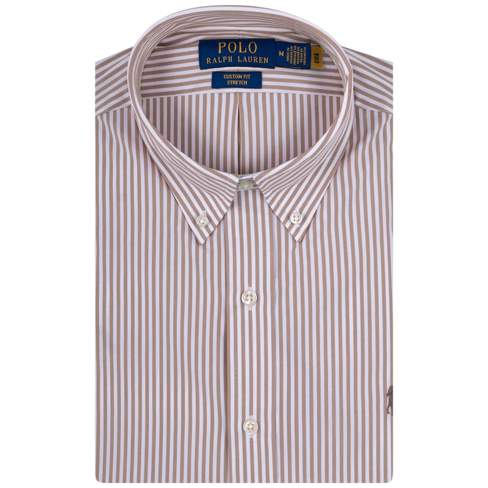 Polo Ralph Lauren Μπεζ Πουκάμισο Button Down - 710929346502