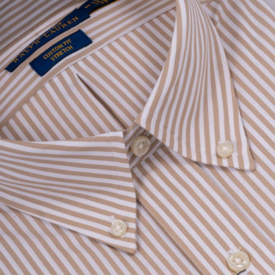 Polo Ralph Lauren Μπεζ Πουκάμισο Button Down - 710929346502