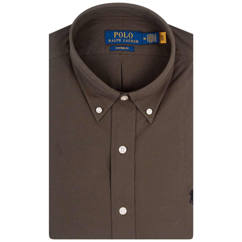 Polo Ralph Lauren Λαδί Πουκάμισο Button - 710929349006