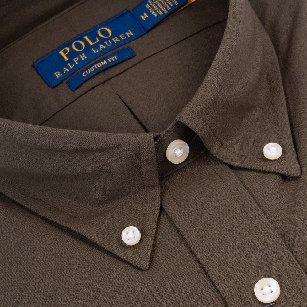Polo Ralph Lauren Λαδί Πουκάμισο Button - 710929349006