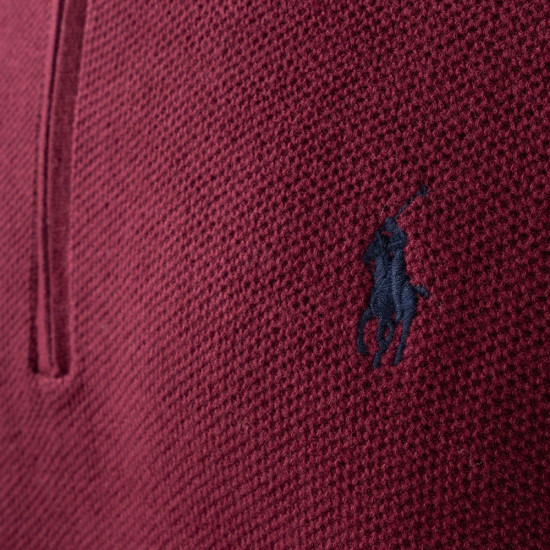 Polo Ralph Lauren Μπορντό Half Zip - 710932304005