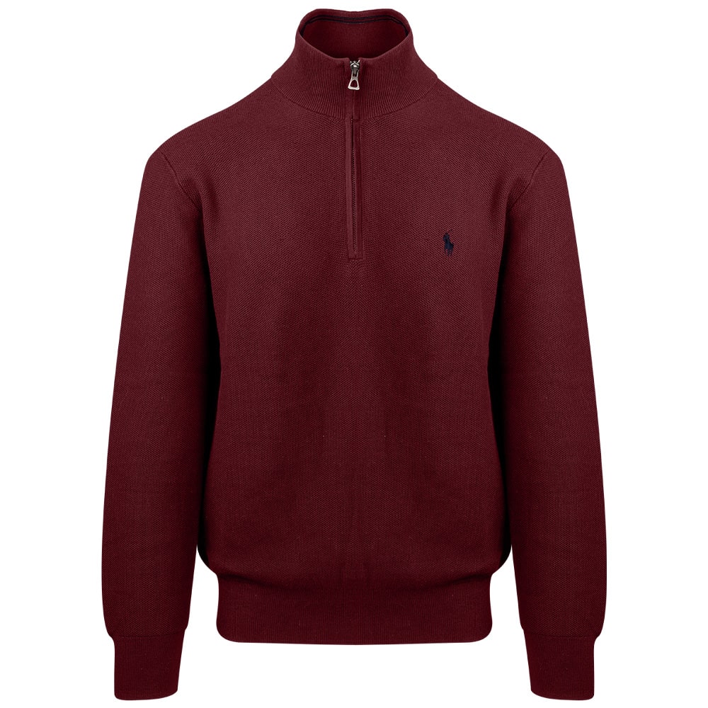 Polo Ralph Lauren Μπορντό Half Zip - 710932304525