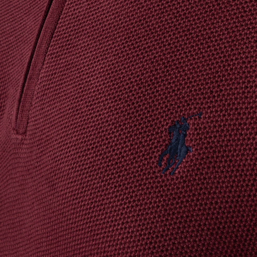 Polo Ralph Lauren Μπορντό Half Zip - 710932304525