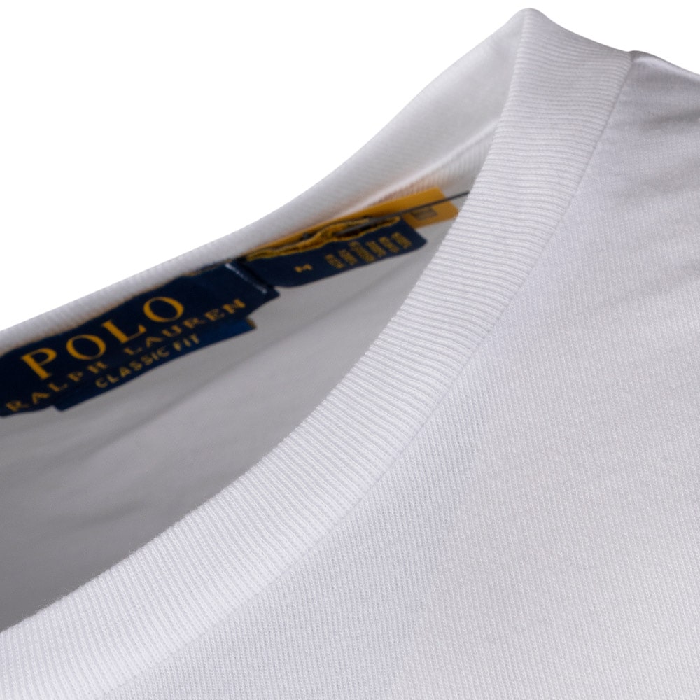 Polo Ralph Lauren Λευκό T-shirt C Neck - 710936585002