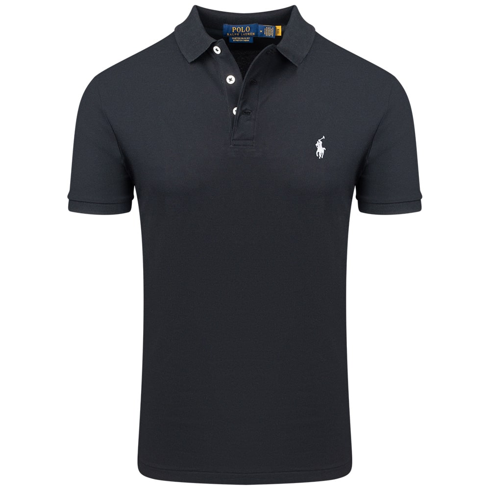 Polo Ralph Lauren Μαύρο Κοντομάνικο polo - 710941439001