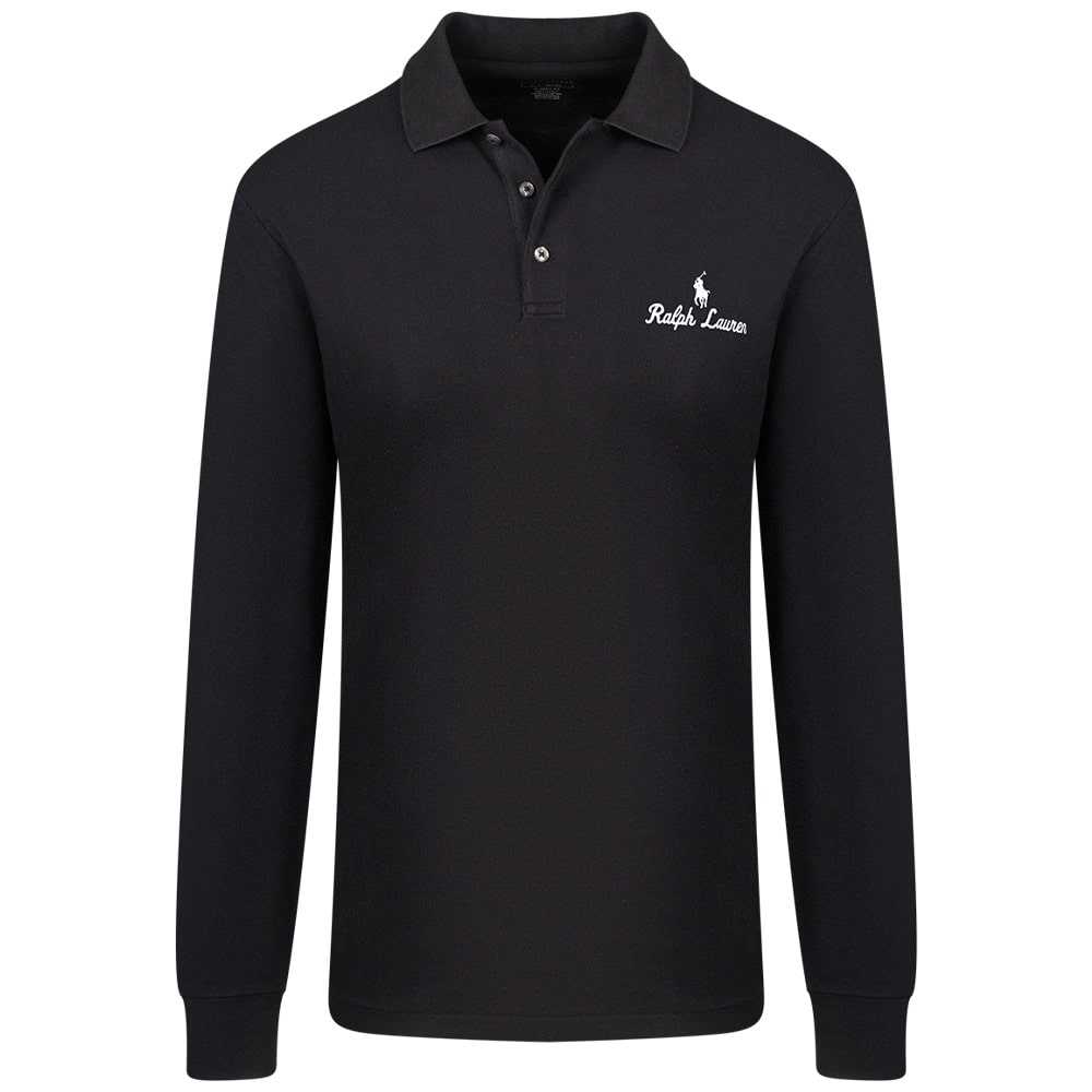Polo Ralph Lauren Μαύρο Μακρυμάνικο polo - 710981372001