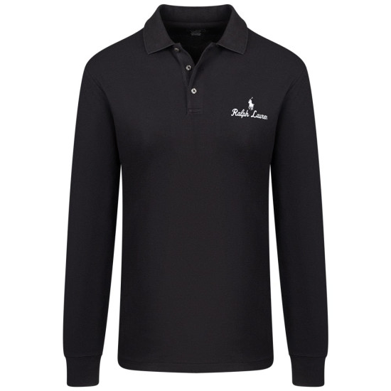 Polo Ralph Lauren Μαύρο Μακρυμάνικο polo - 710981372001