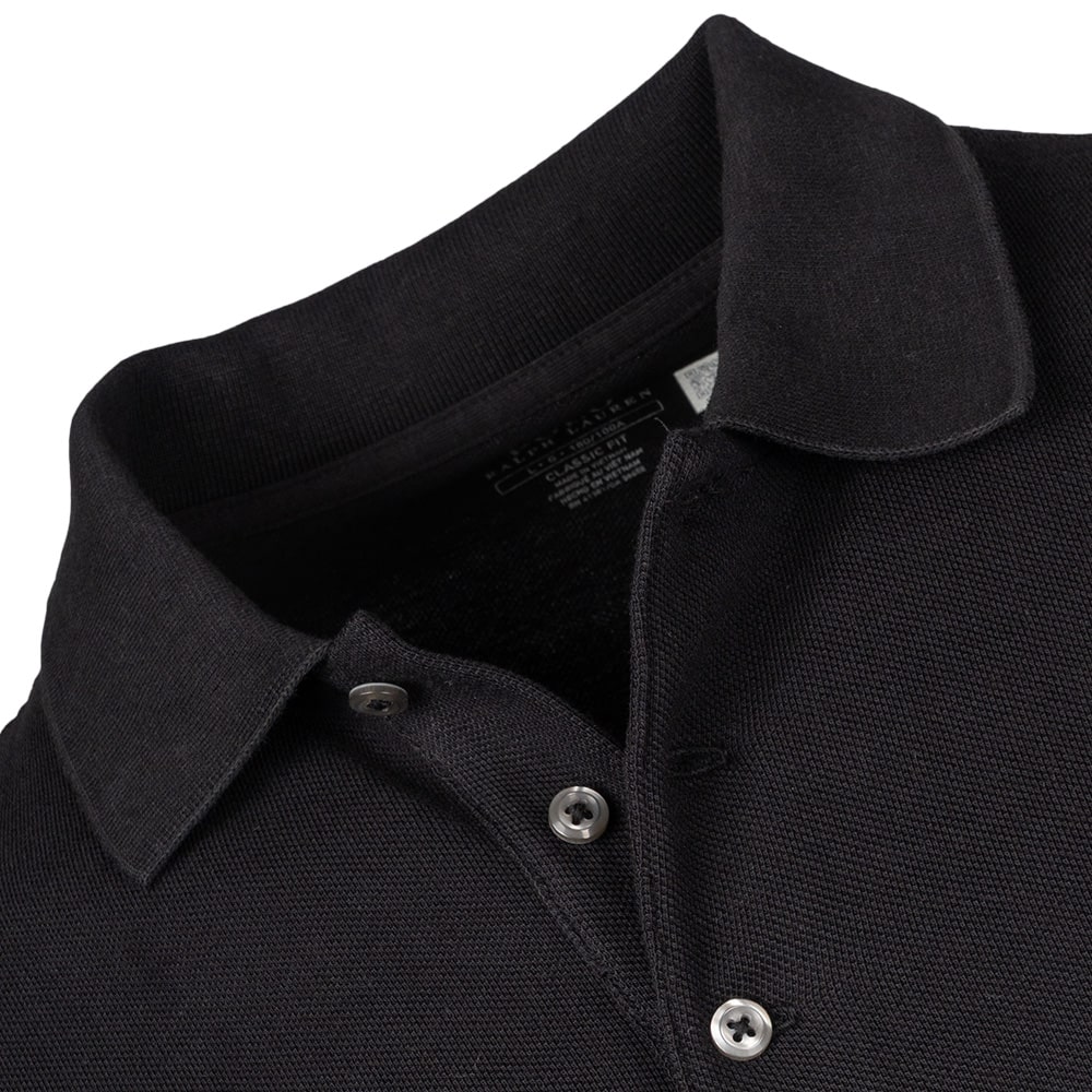 Polo Ralph Lauren Μαύρο Μακρυμάνικο polo - 710981372001