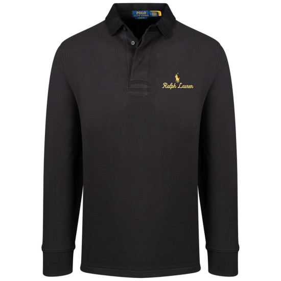 Polo Ralph Lauren Μαύρο Μακρυμάνικο polo - 710981780001