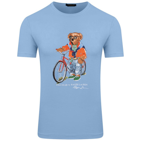 Polo Ralph Lauren Γαλάζιο T-shirt C Neck - 710B16612001