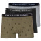 Polo Ralph Lauren Μαύρο/Γκρι/Λαδί Boxer 3pcs - 714830299122
