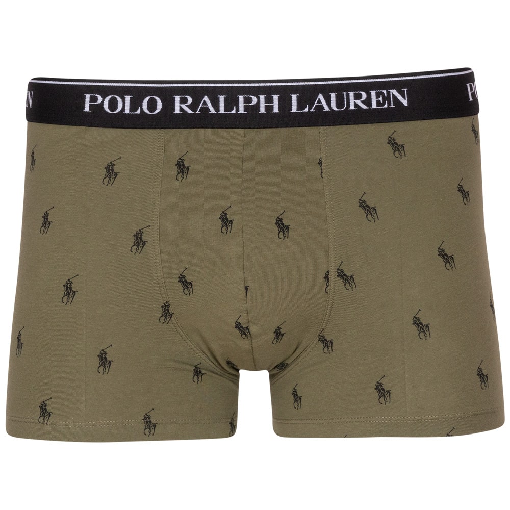 Polo Ralph Lauren Μαύρο/Γκρι/Λαδί Boxer 3pcs - 714830299122