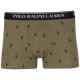 Polo Ralph Lauren Μαύρο/Γκρι/Λαδί Boxer 3pcs - 714830299122