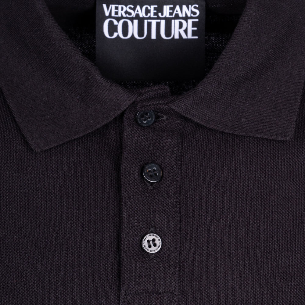 Versace Jeans Couture Μαύρο Κοντομάνικο polo - VJ0AP73GAG6S4J000300