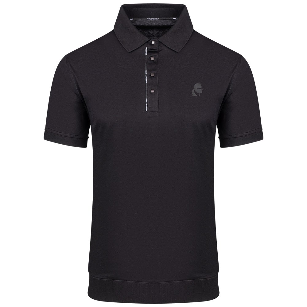 Karl Lagerfeld Μαύρο Κοντομάνικο polo - 745001 542200