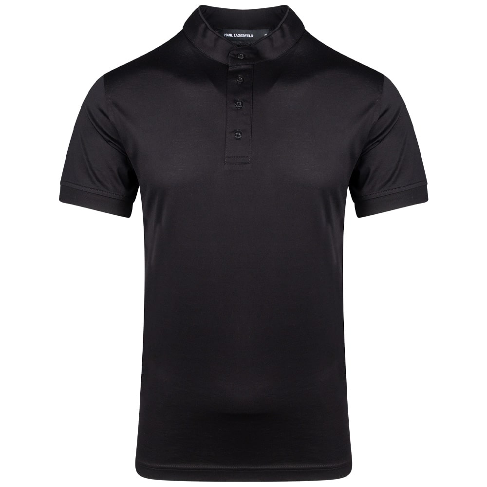 Karl Lagerfeld Μαύρο Κοντομάνικο polo - 745002 553200